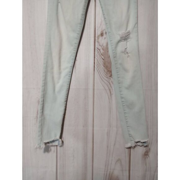 Abercrombie and Fitch Jeans Ladies 00 24 Light Wash Harper Super Skinny Distress - Picture 5 of 9